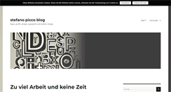 Desktop Screenshot of blog.stefano-picco.de
