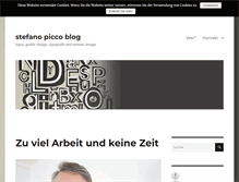 Tablet Screenshot of blog.stefano-picco.de